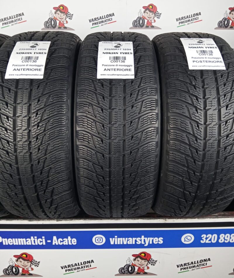 Treno 235/55R17 103H XL NOKIAN TYRES  - WR SUV 3 - immagine 2